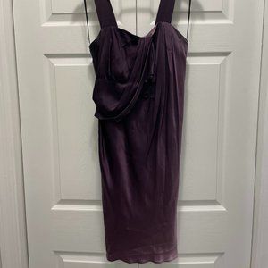 Purple ABS semi-formal dress